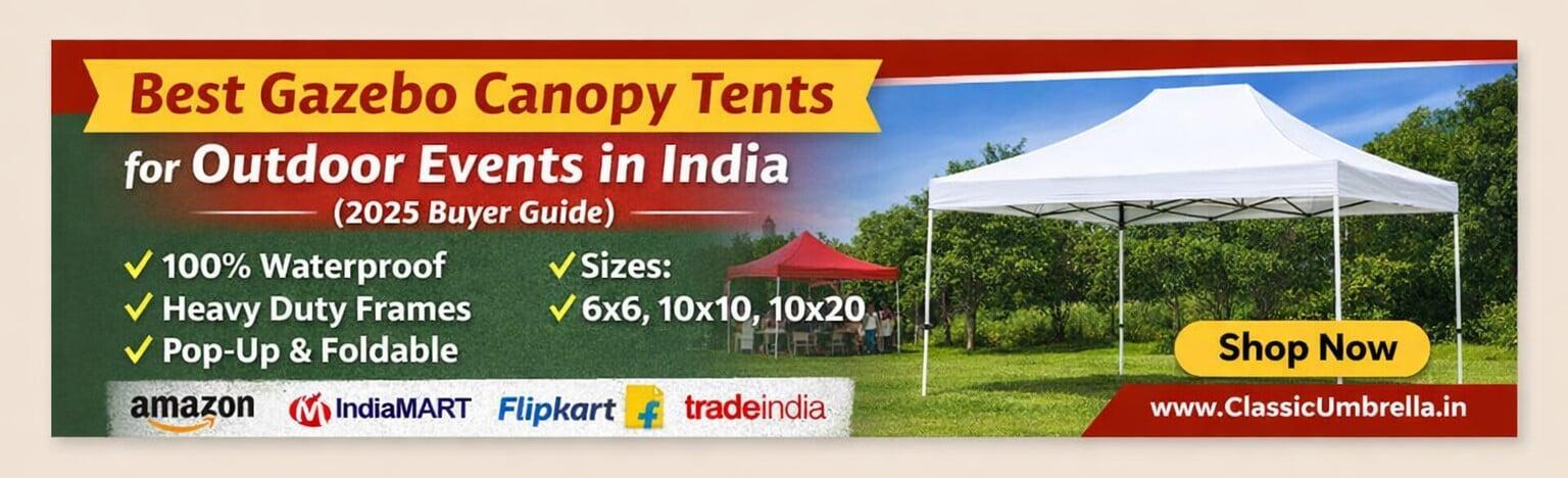 Best Gazebo Tent in India 2025